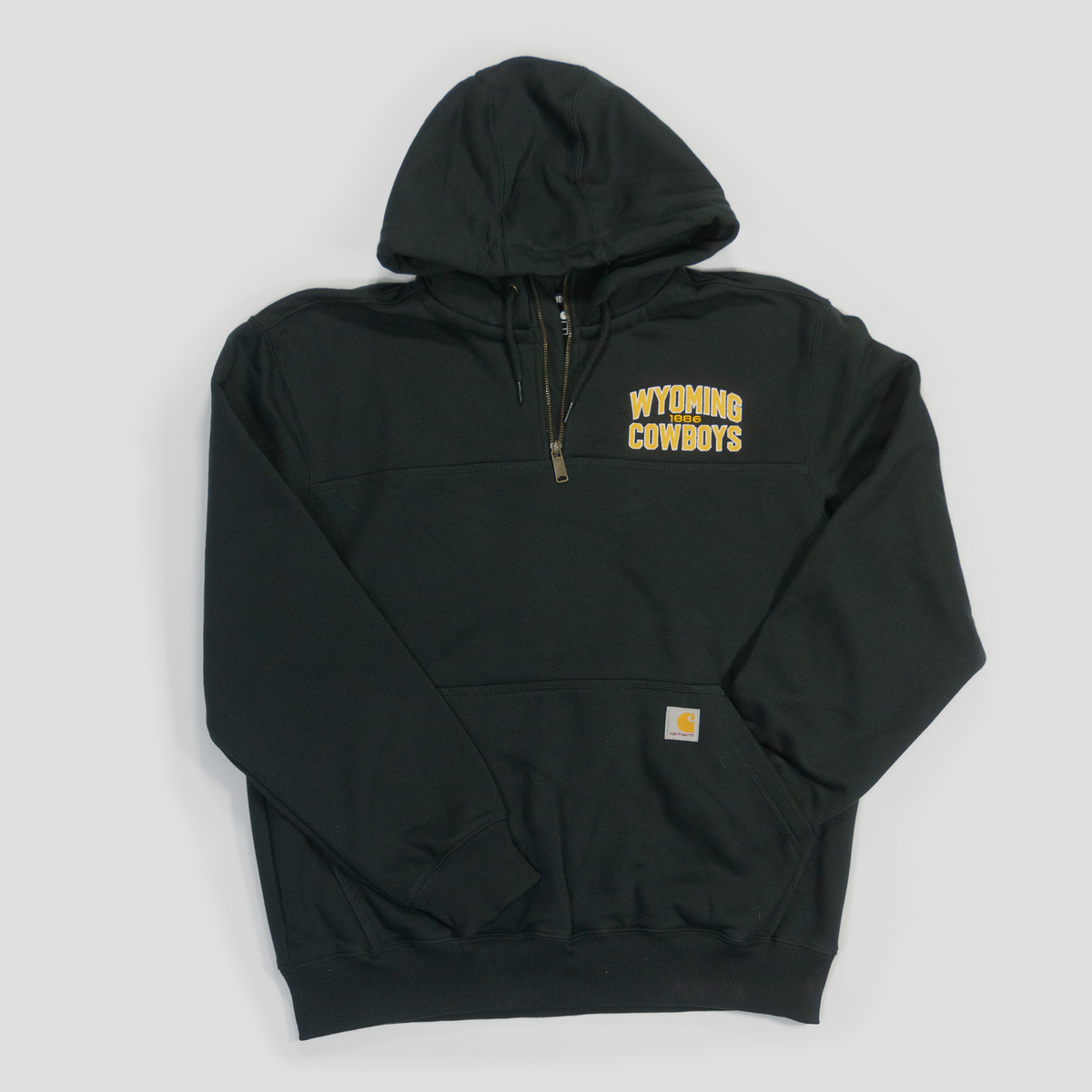 A80NFL 公式アパレルCOWBOYSカウボーイズ アメフト パーカーXL Carhartt Wyoming Cowboys Quarter-Zip – The Knothole