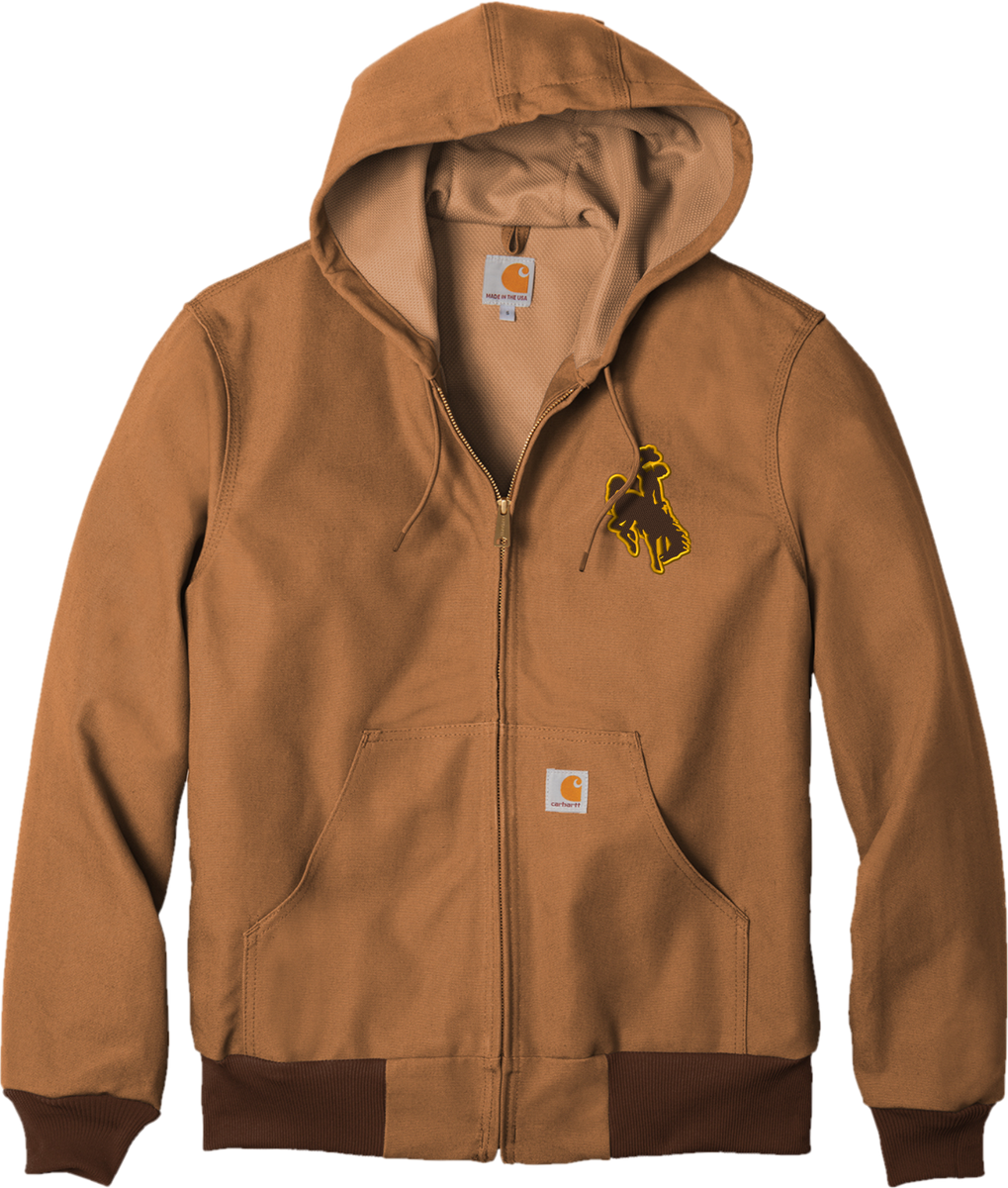 Wyoming Cowboys Bucking Horse Softshell Jacket - Brown