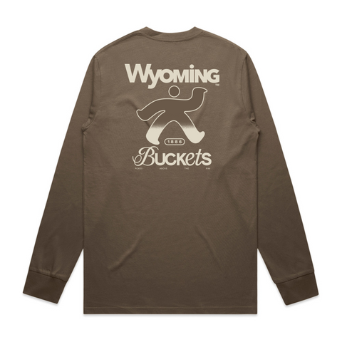 Wyoming Buckets LS Tee