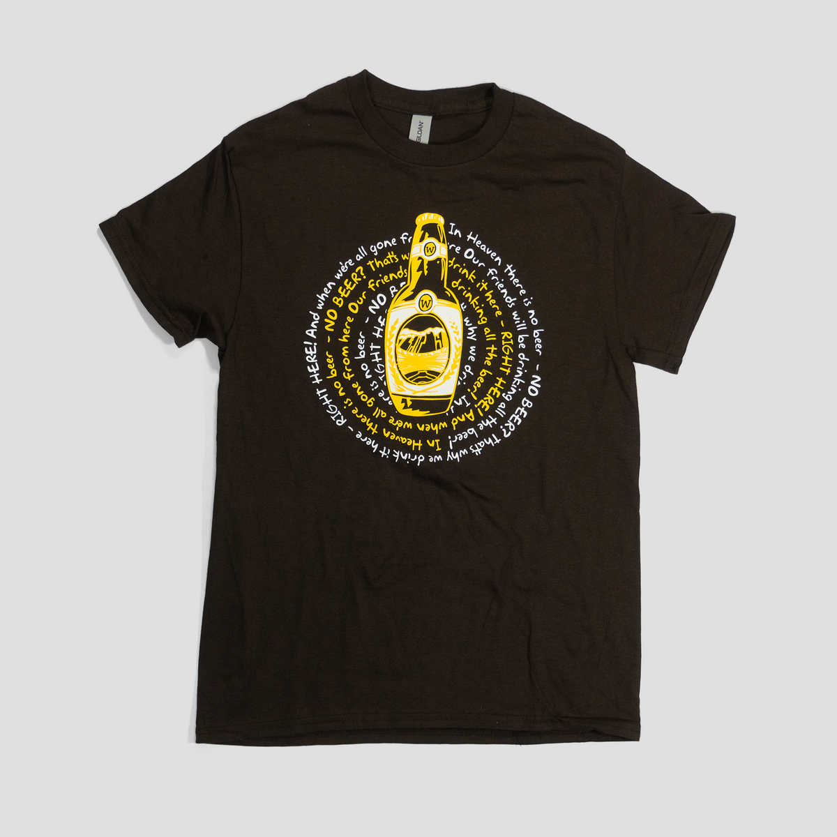 Beer Song SS T-Shirt Brown / 3XL, image size:1200x1200