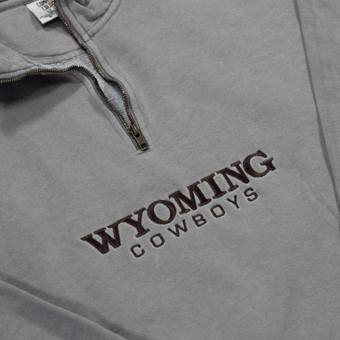 Wyoming Cowboys Comfort Colors Quarterzip