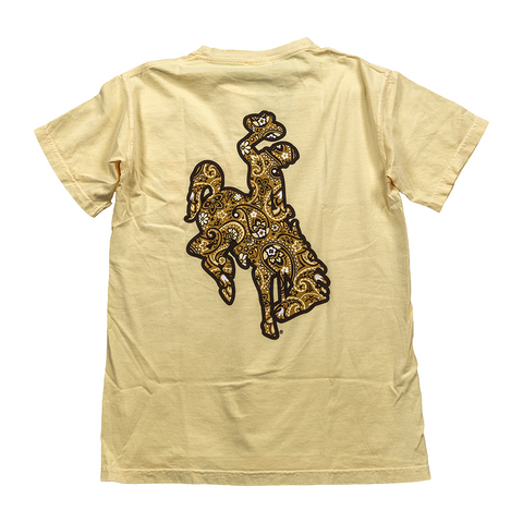 Paisley Bucking Horse Pocketed T-shirt SS